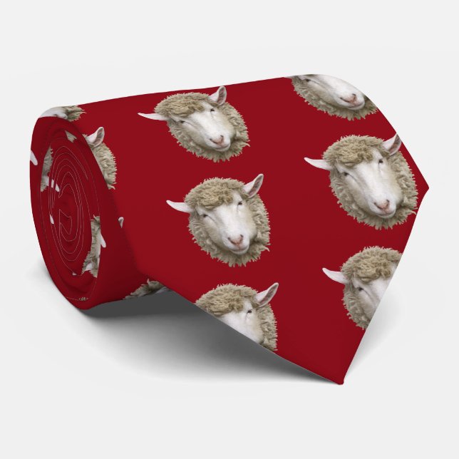 Corriedale sheep neck tie (Rolled)