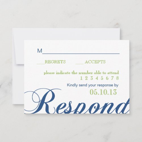 Corrin Calligraphy Response Card