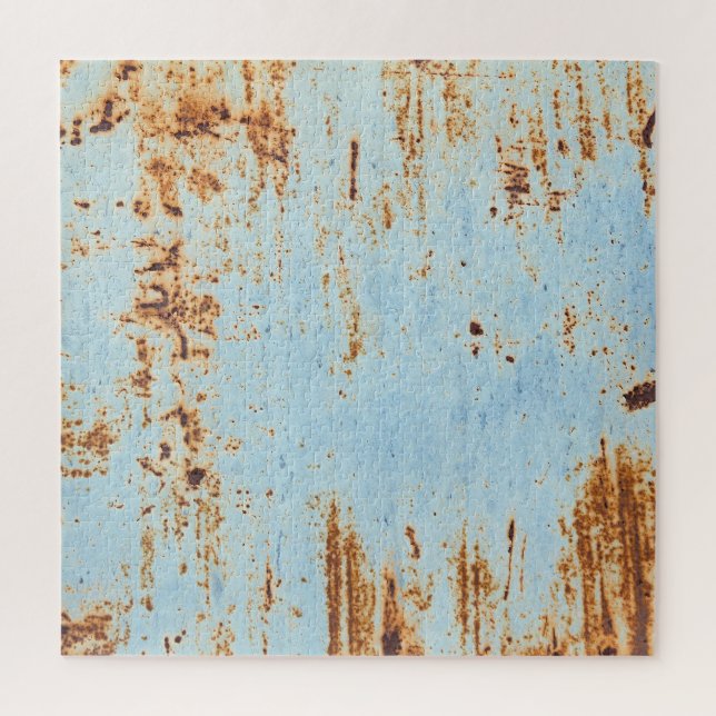 Corroded metal, grunge texture background. jigsaw puzzle (Vertical)