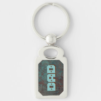 Corrosion "Copper" DAD print rectangle Keychain
