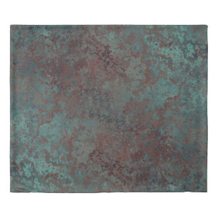 Corrosion "Copper" print duvet cover king size