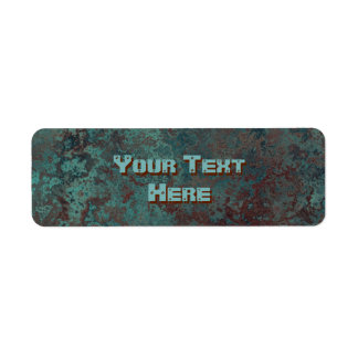 Corrosion "Copper" print labels small