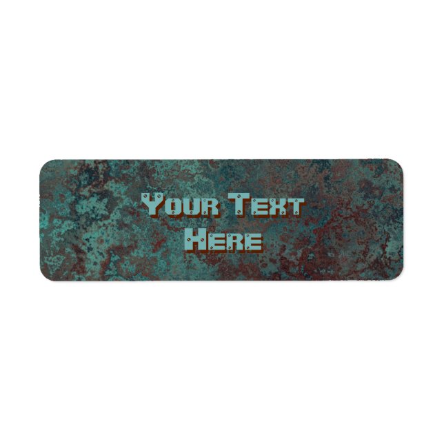 Corrosion "Copper" print labels small (Front)