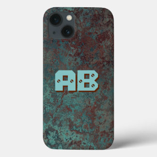Corrosion "Copper" print Monogram iPhone case