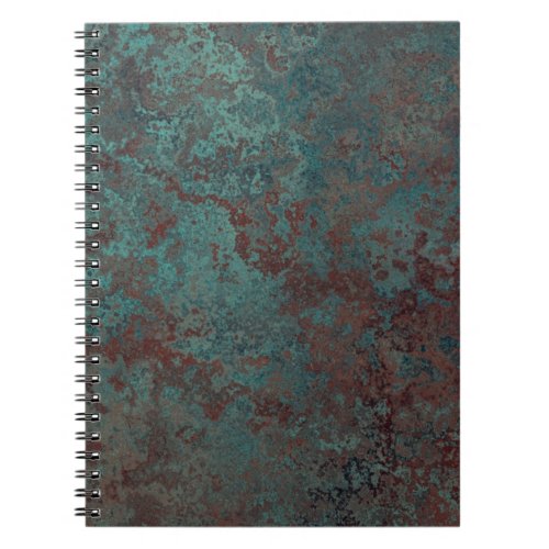 Corrosion Copper print notebook