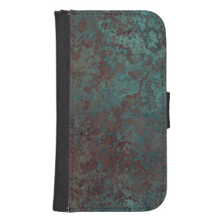 Corrosion "Copper" print Samsung Galaxy S4 wallet