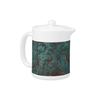 Corrosion "Copper" print teapot small