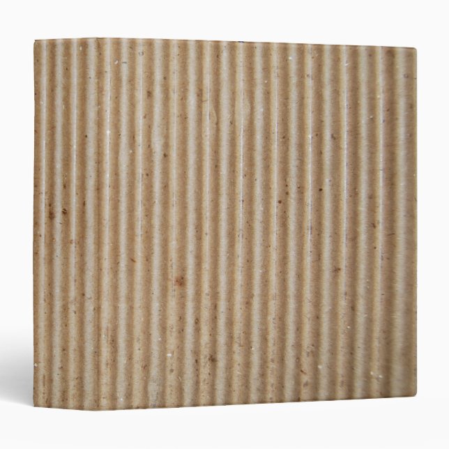 Corrugated Cardboard Binder (Front/Spine)