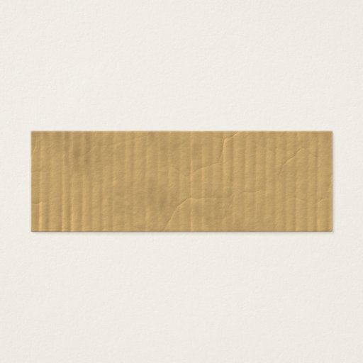 Customizable Corrugated Cardboard Texture Business Card Templates
