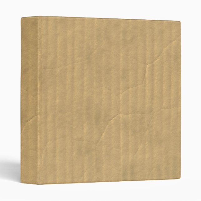 Corrugated Cardboard Texture Binder (Front/Spine)