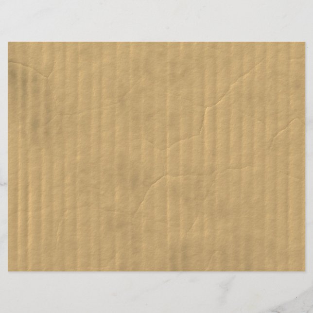 Corrugated Cardboard Texture Flyer (Front)