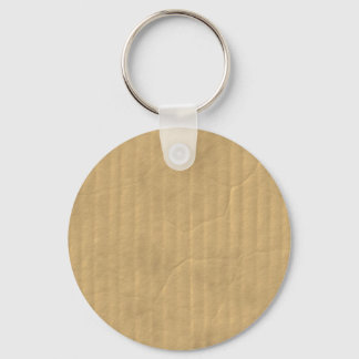 Corrugated Cardboard Texture Keychain