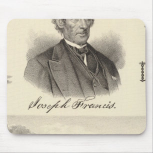 Corrugated iron steam yacht mouse pad