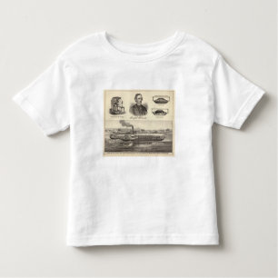 Corrugated iron steam yacht toddler t-shirt