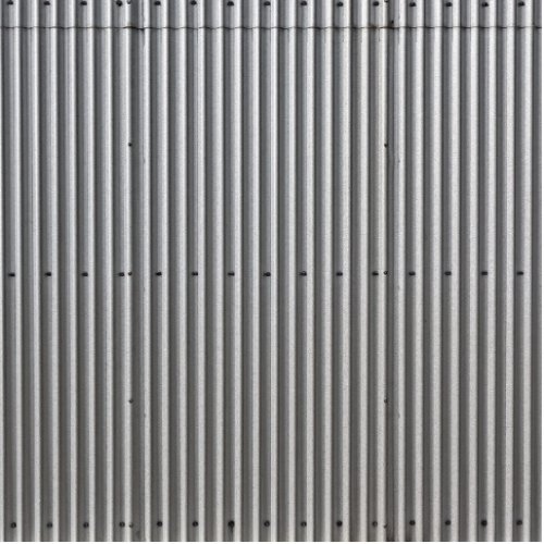 Corrugated Metal Background Cutout