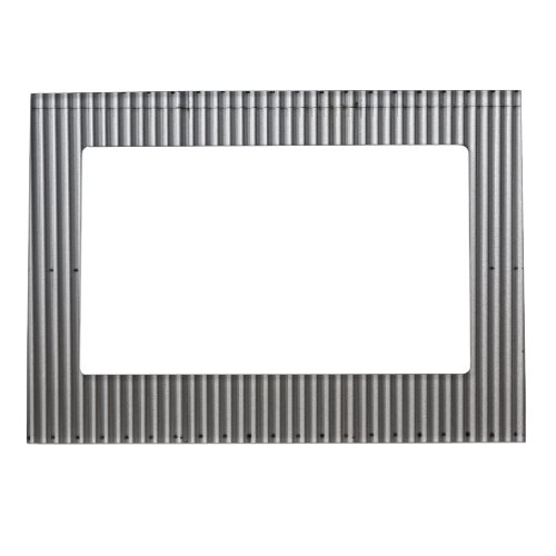 Corrugated Metal Background Magnetic Frame
