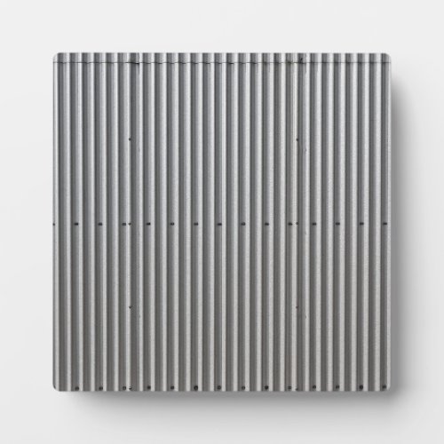 Corrugated Metal Background Plaque