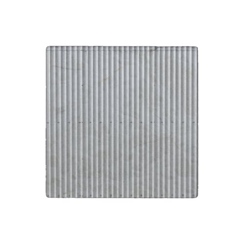 Corrugated Metal Background Stone Magnet