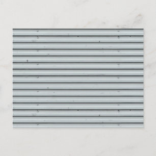 Corrugated Metal Postcard