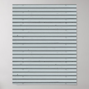 Corrugated Metal Poster