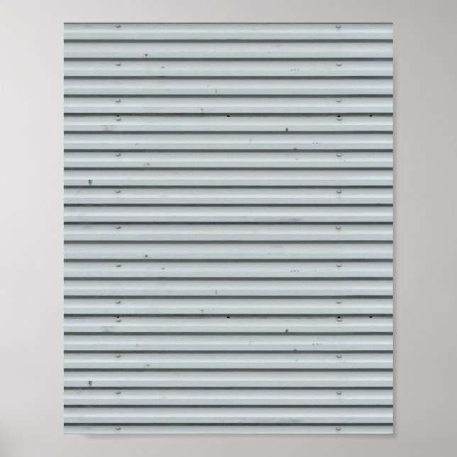 Corrugated Metal Poster (Front)