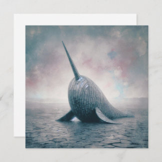 Corrugated Narwhal Greeting Card