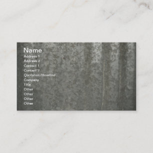 corrugated sheet metal business card