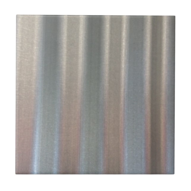 Corrugated Sheet Metal Photo Tile (Front)