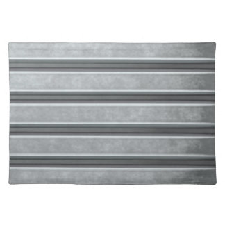 Corrugated Steel Textured Cloth Placemat