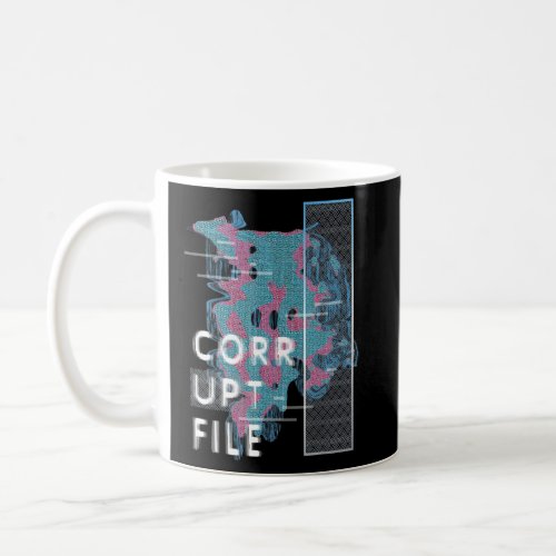 Corrupt File Retro Computer Geek Programmer Nerd T Coffee Mug