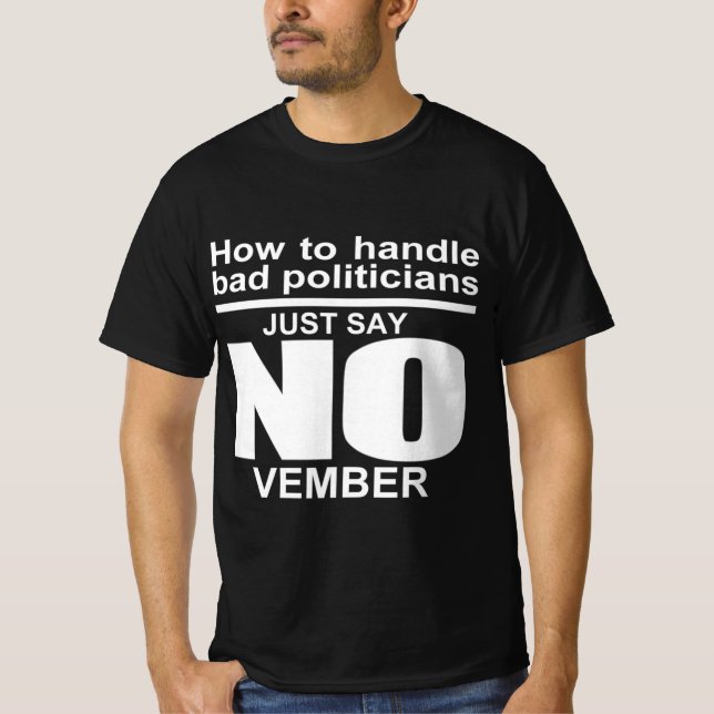 Corrupt politicians T-Shirt (Front)