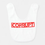 Corrupt Stamp Baby Bib