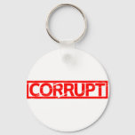 Corrupt Stamp Keychain