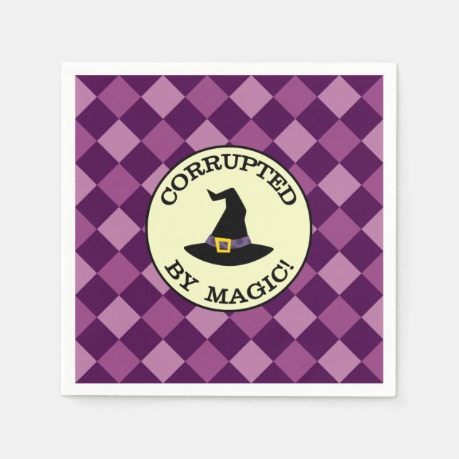 CORRUPTED BY MAGIC! NAPKINS (Front)