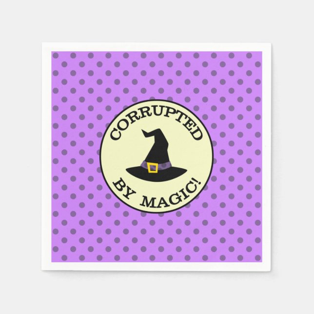 CORRUPTED BY MAGIC! NAPKINS (Front)