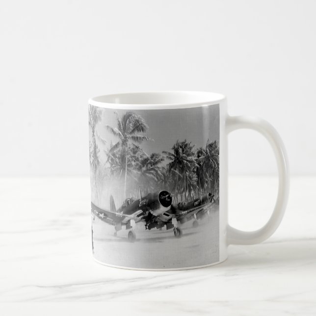CORSAIR F-4U SOUTH PACIFIC WW2 COFFEE MUG (Right)