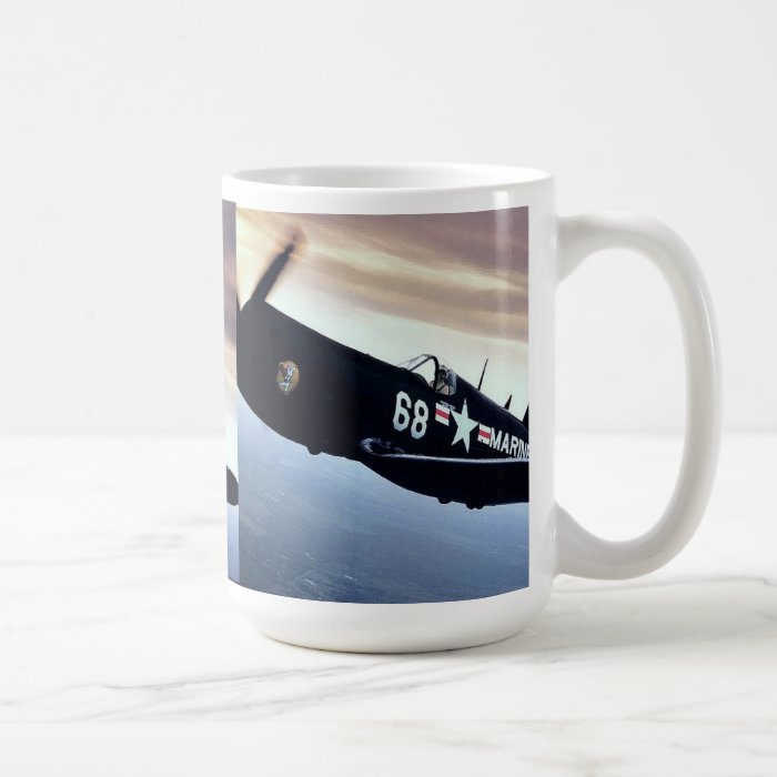 CORSAIR FGHTER AIRCRAFT COFFEE MUGS