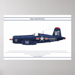 Corsair USA VMF-232 Poster