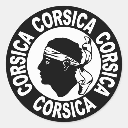 Corse _ Corsica Classic Round Sticker