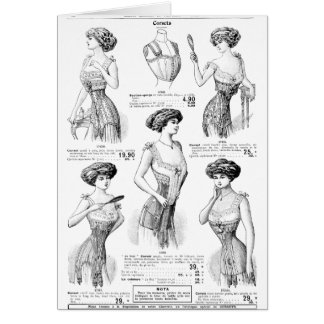 Corset Ad Paris Winter 1909-1910 Cards
