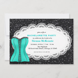 Corset Bachelorette Party Invitation