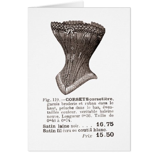 corset Fig. 119 Cards (Front)