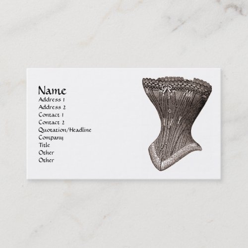 corset Fig 119 (version 2) Business Cards