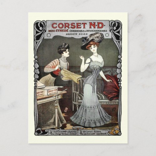 Corset ND _ Postcard