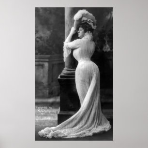 CORSETED WOMAN 1902 POSTER