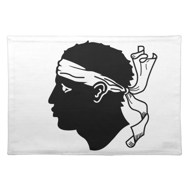 Corsica Flag American MoJo Placemat (Front)