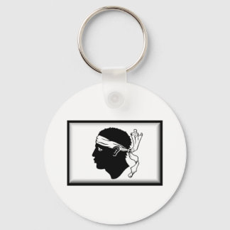 Corsica Flag Keychain