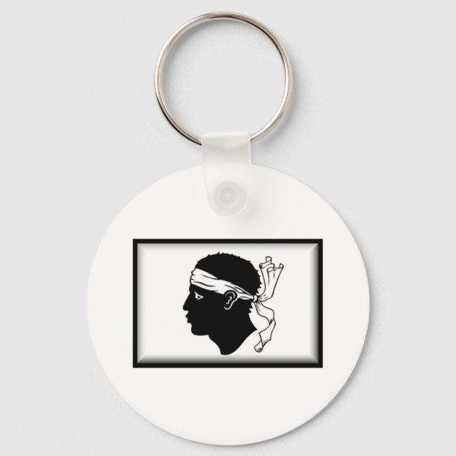 Corsica Flag Keychain (Front)
