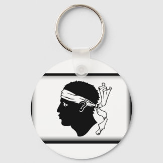 Corsica Flag Keychain