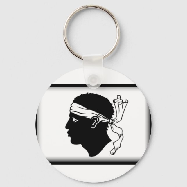 Corsica Flag Keychain (Front)